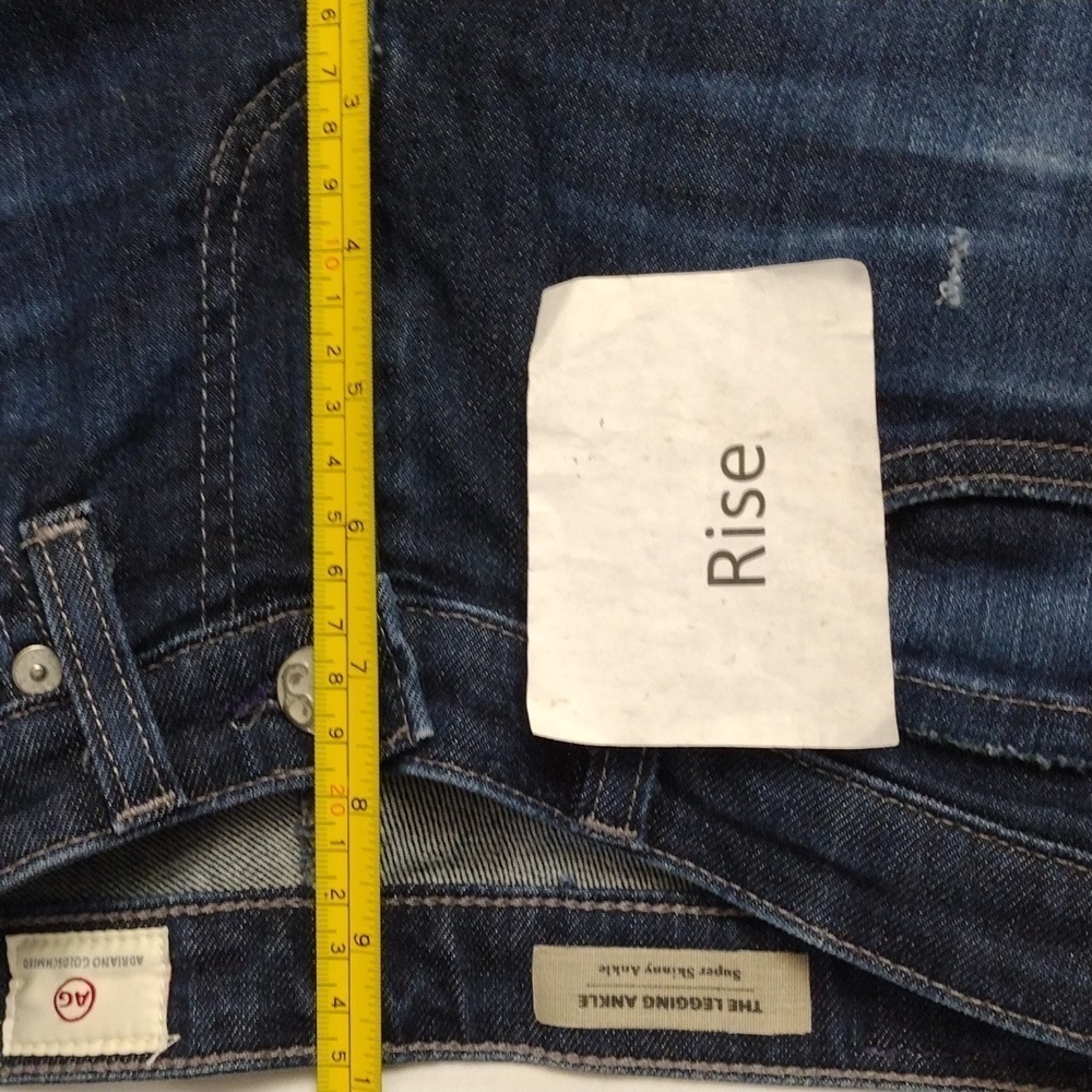 AG Adriano Goldschmied The Legging Ankle Super Skinny Ankle Jeans Size 2… - Picture 10 of 14